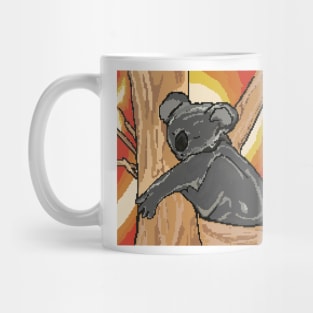 Koala in Australia - Save the environment  - Pixel Art Mug